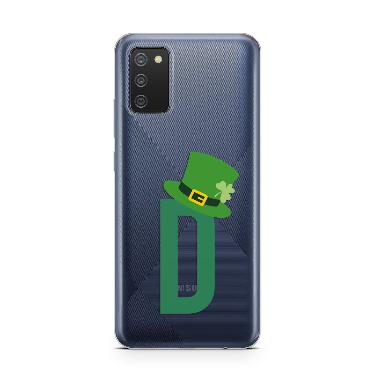 Leprechaun Hat Custom Monogram Samsung A02s Case