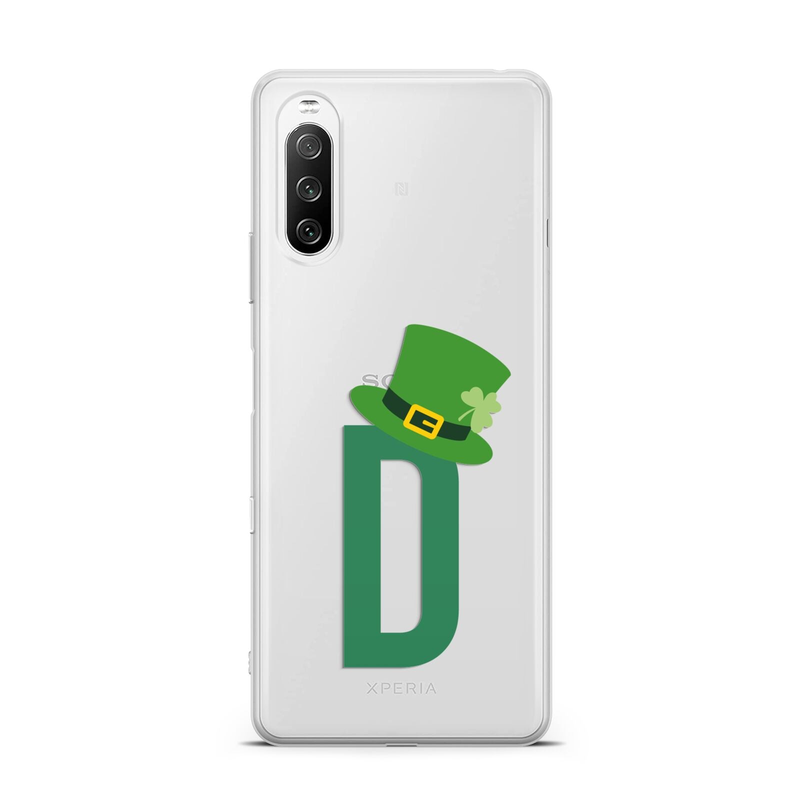 Leprechaun Hat Custom Monogram Sony Xperia 10 III Case