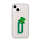 Leprechaun Hat Custom Monogram iPhone 14 Clear Tough Case Starlight