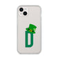 Leprechaun Hat Custom Monogram iPhone 14 Plus Clear Tough Case Starlight