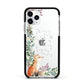 Let It Snow Christmas Apple iPhone 11 Pro in Silver with Black Impact Case