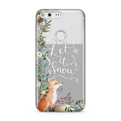 Let It Snow Christmas Google Pixel Case