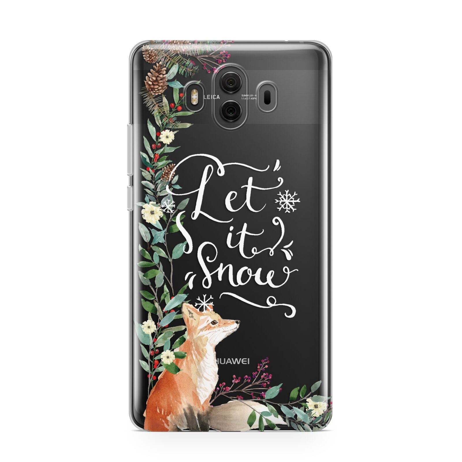 Let It Snow Christmas Huawei Mate 10 Protective Phone Case