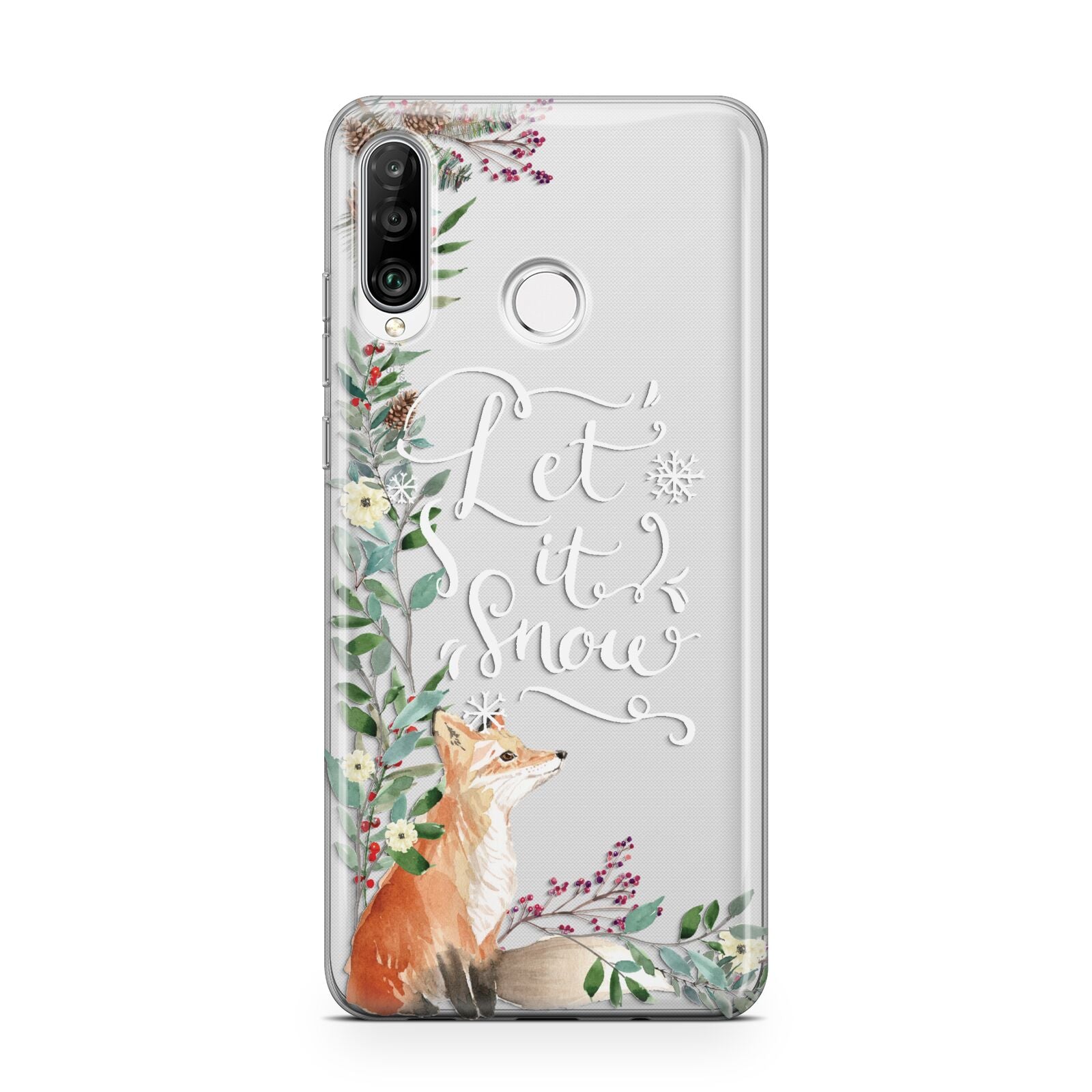 Let It Snow Christmas Huawei P30 Lite Phone Case