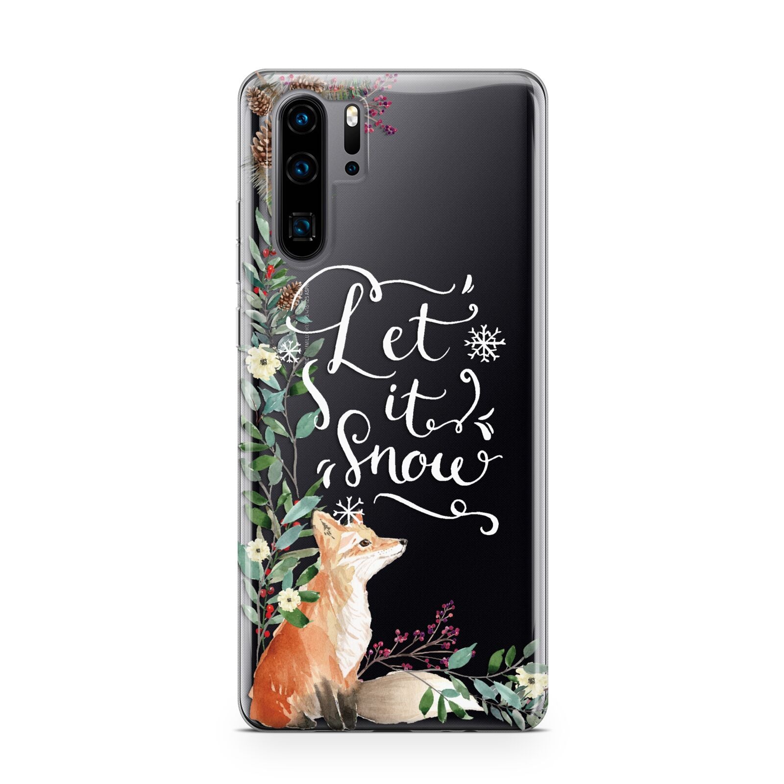 Let It Snow Christmas Huawei P30 Pro Phone Case