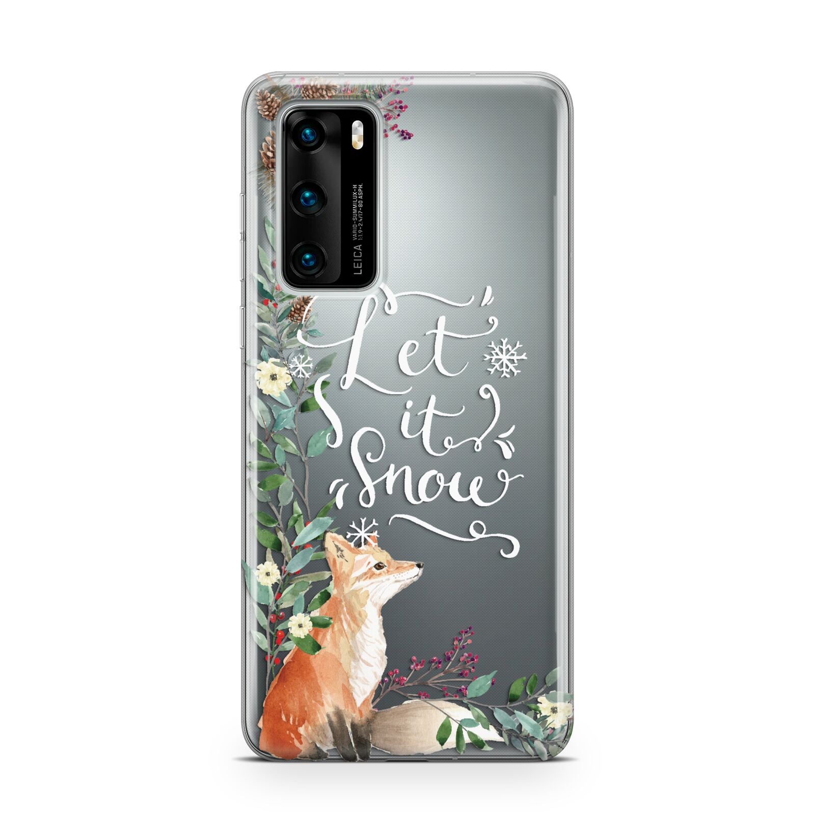 Let It Snow Christmas Huawei P40 Phone Case