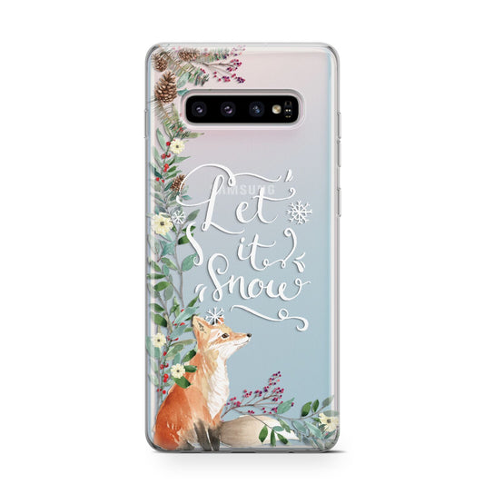 Let It Snow Christmas Protective Samsung Galaxy Case