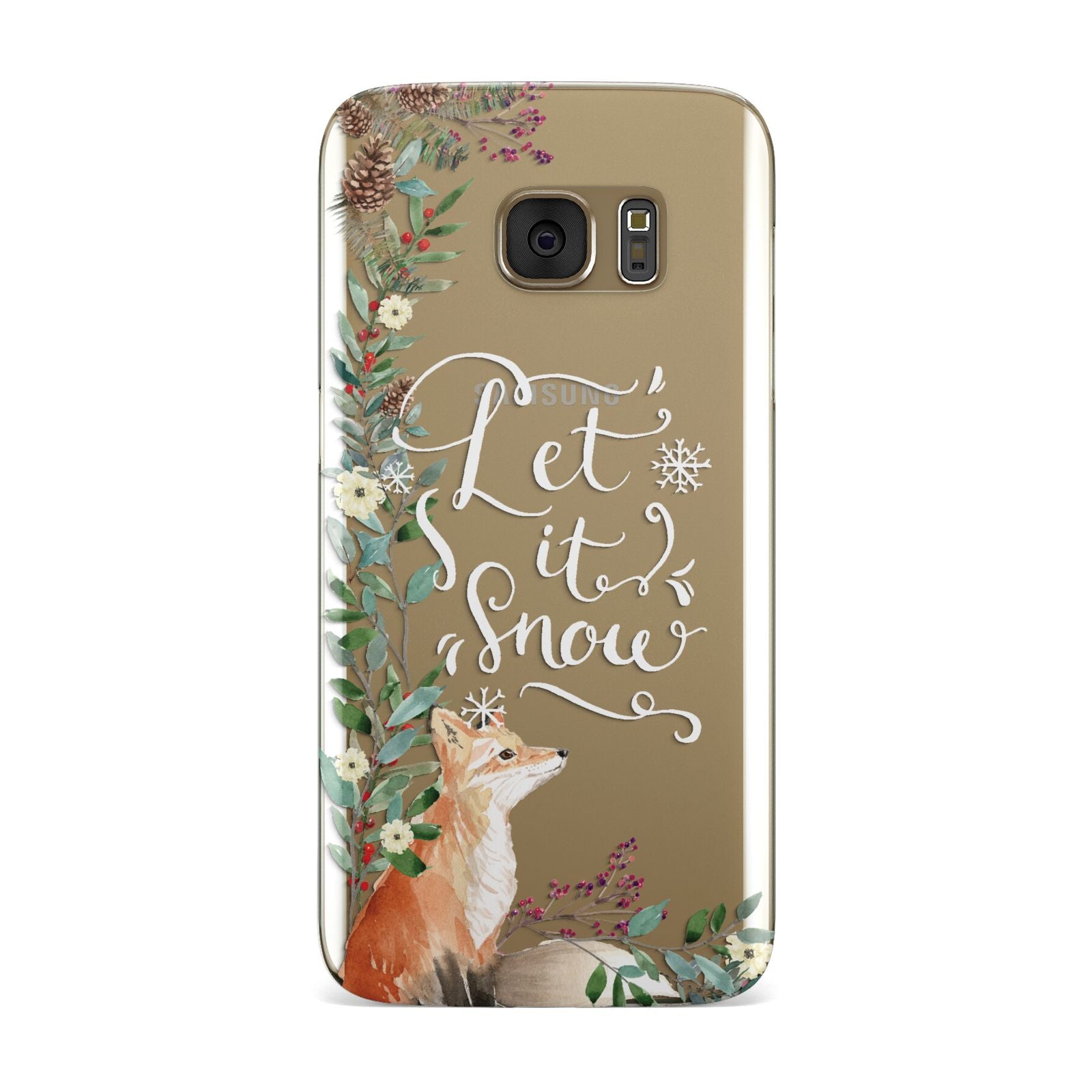 Let It Snow Christmas Samsung Galaxy Case