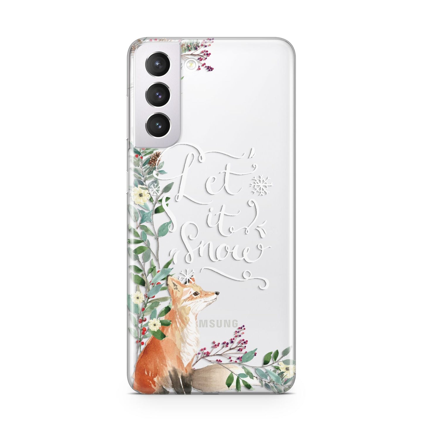 Let It Snow Christmas Samsung S21 Case