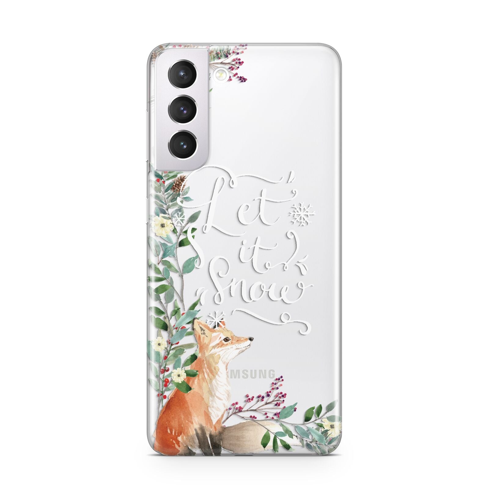 Let It Snow Christmas Samsung S21 Case