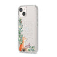 Let It Snow Christmas iPhone 14 Clear Tough Case Starlight Angled Image