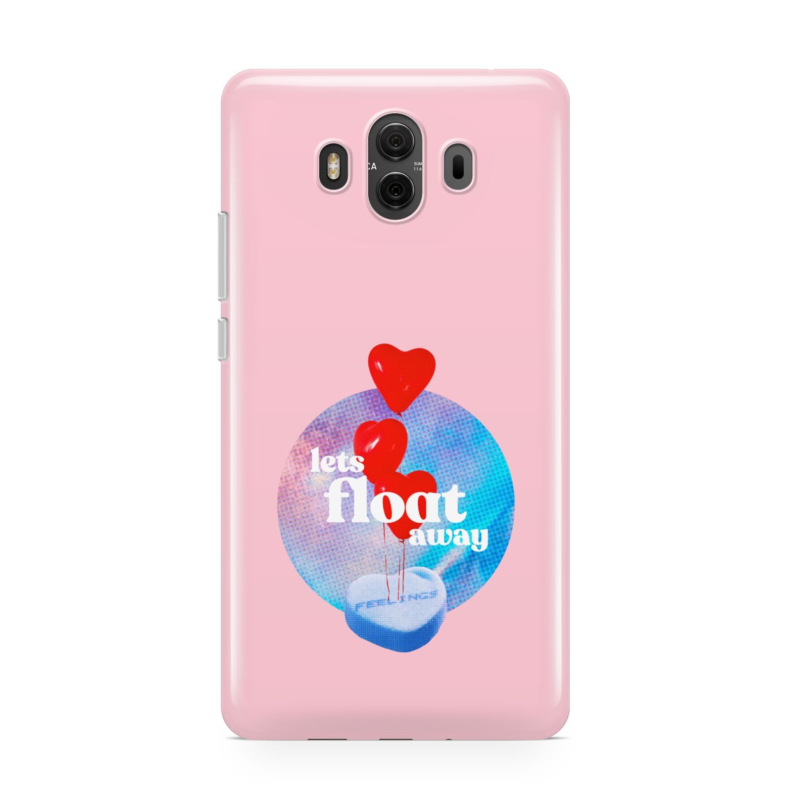 Lets Float Away Valentine Huawei Mate 10 Protective Phone Case