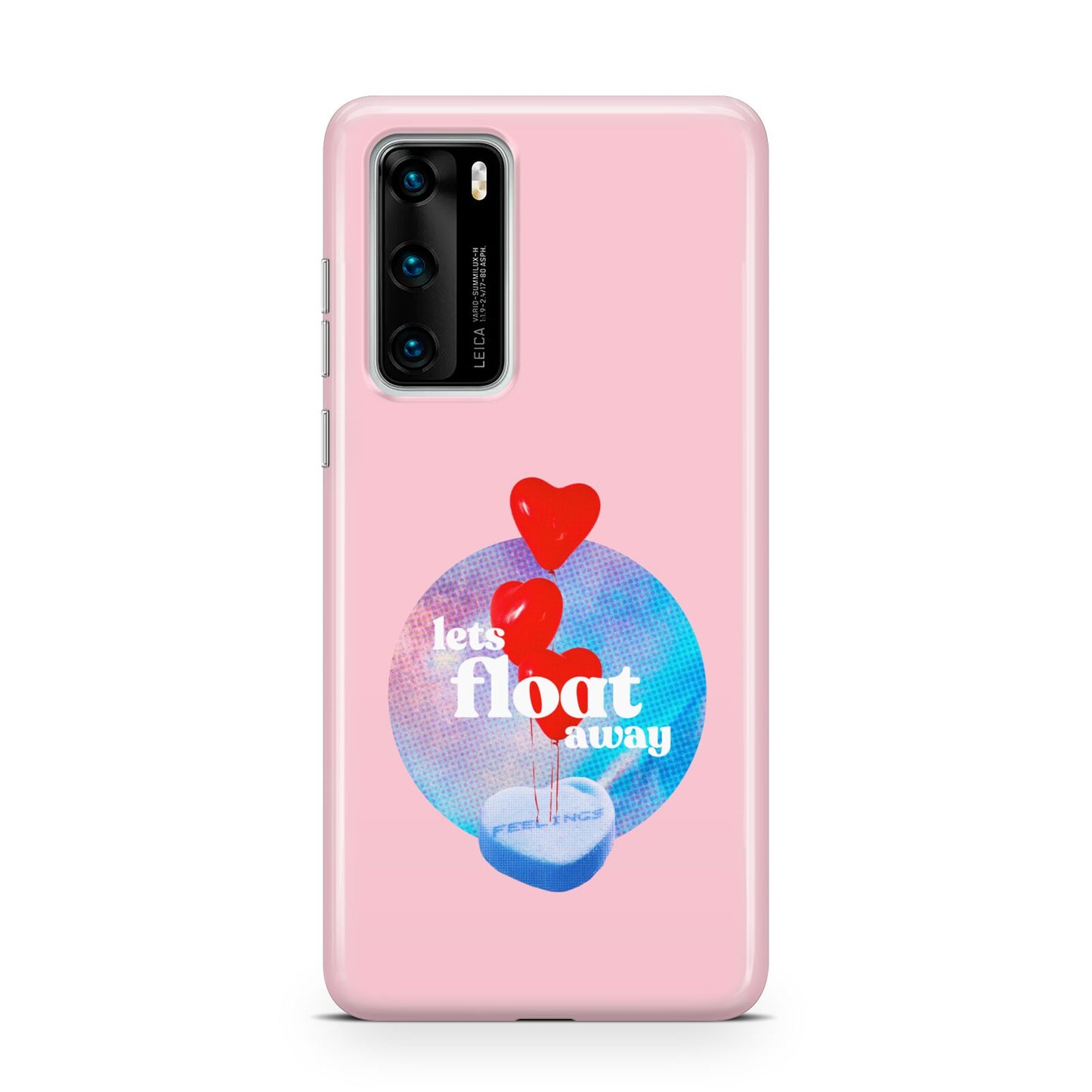 Lets Float Away Valentine Huawei P40 Phone Case