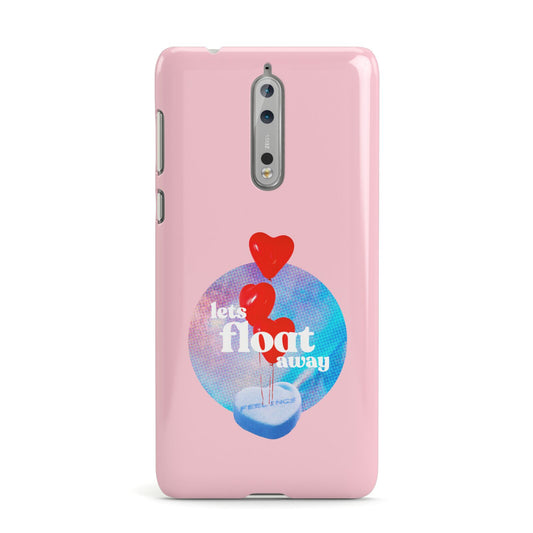 Lets Float Away Valentine Nokia Case