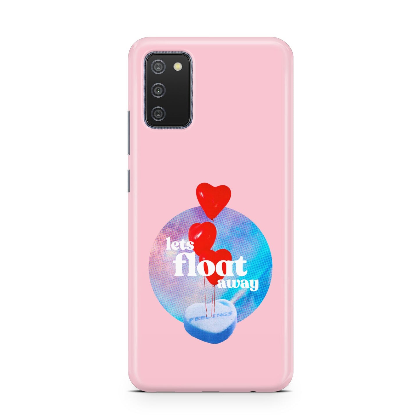 Lets Float Away Valentine Samsung A02s Case