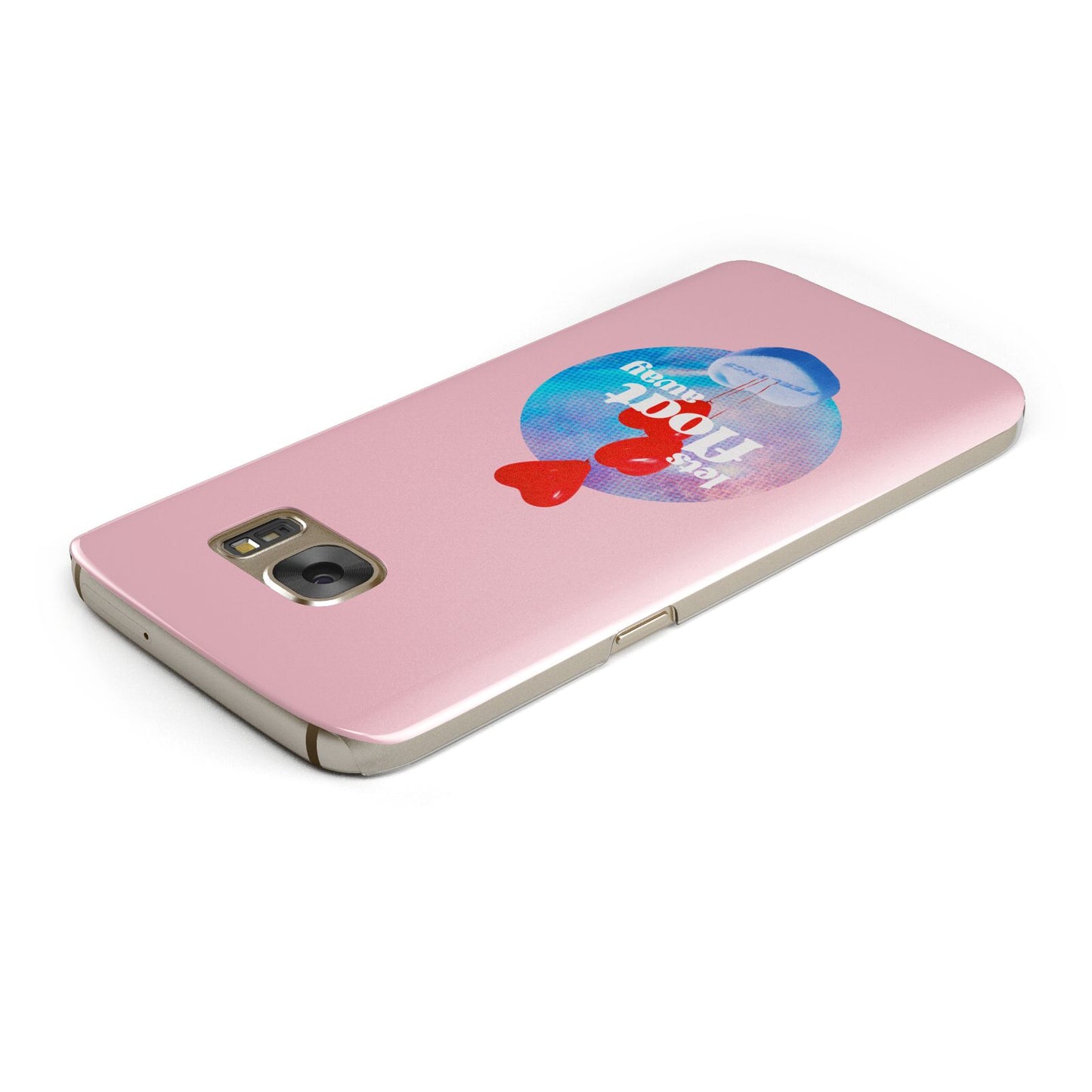 Lets Float Away Valentine Samsung Galaxy Case Top Cutout