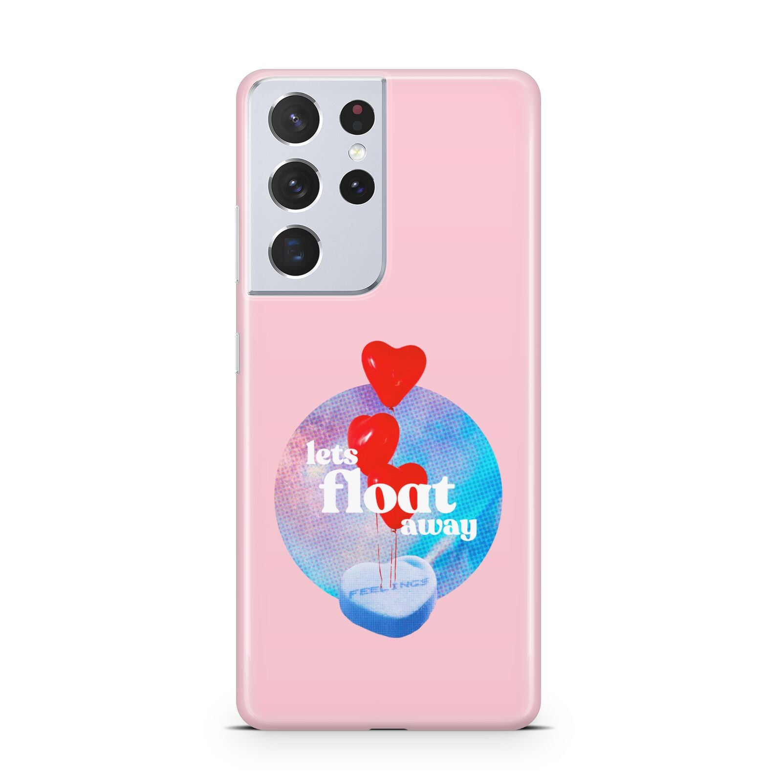 Lets Float Away Valentine Samsung S21 Ultra Case