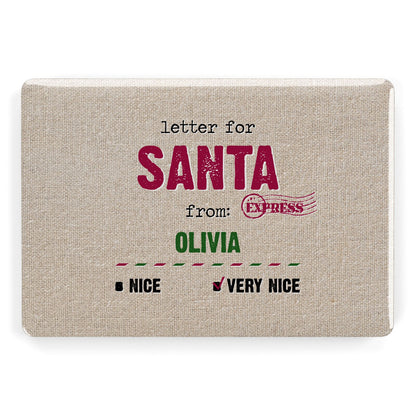 Letters to Santa Personalised Apple MacBook Case