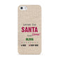 Letters to Santa Personalised Apple iPhone 5 Case