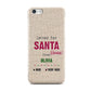 Letters to Santa Personalised Apple iPhone 5c Case
