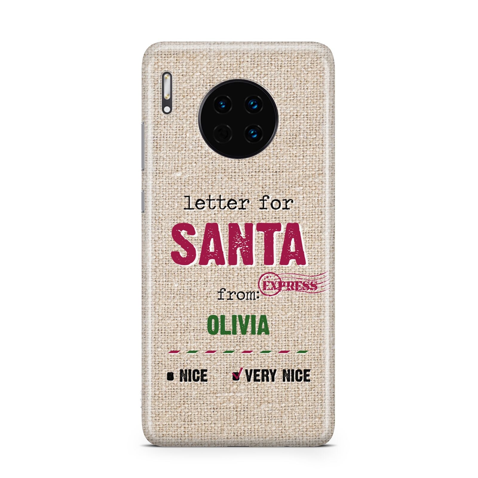 Letters to Santa Personalised Huawei Mate 30