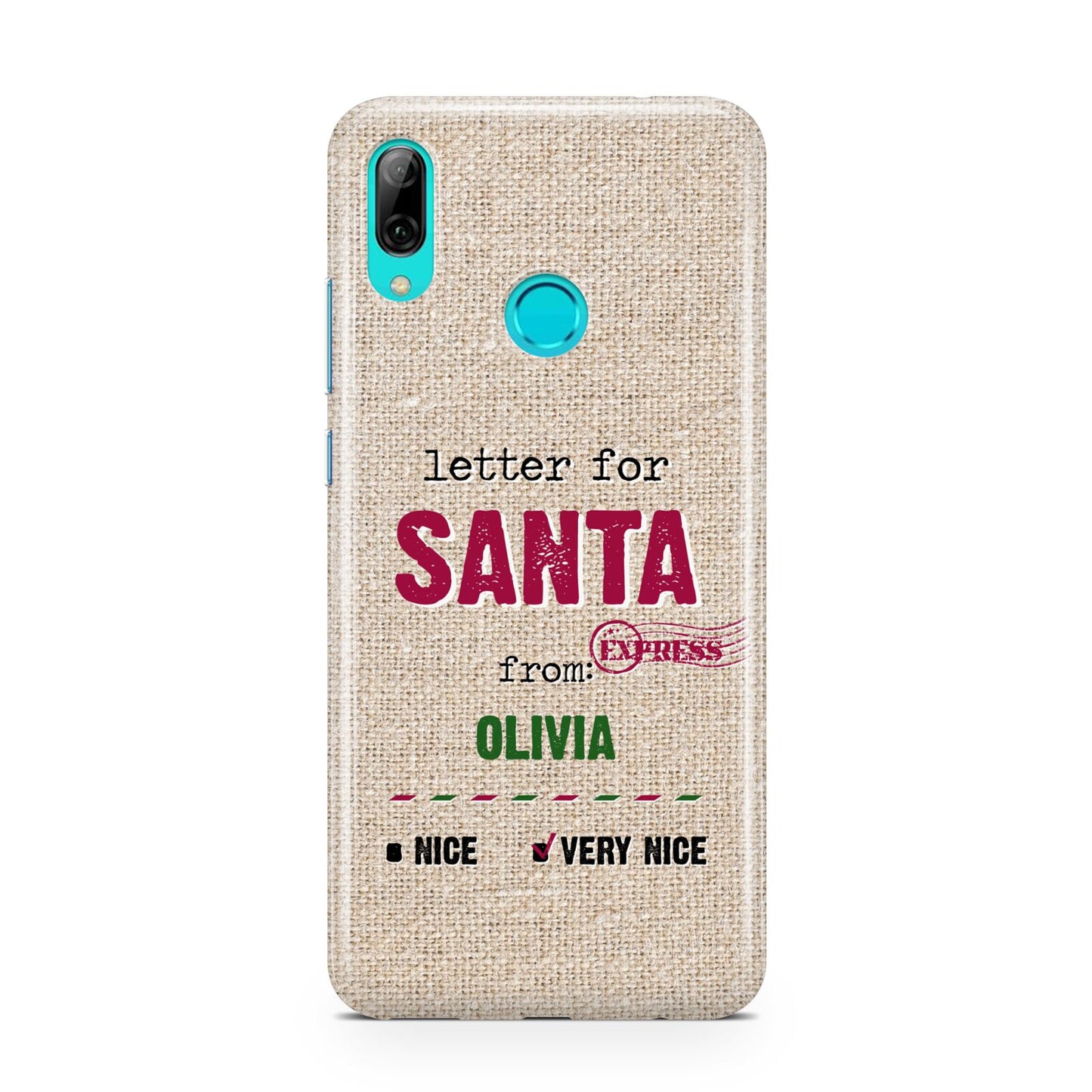 Letters to Santa Personalised Huawei P Smart 2019 Case