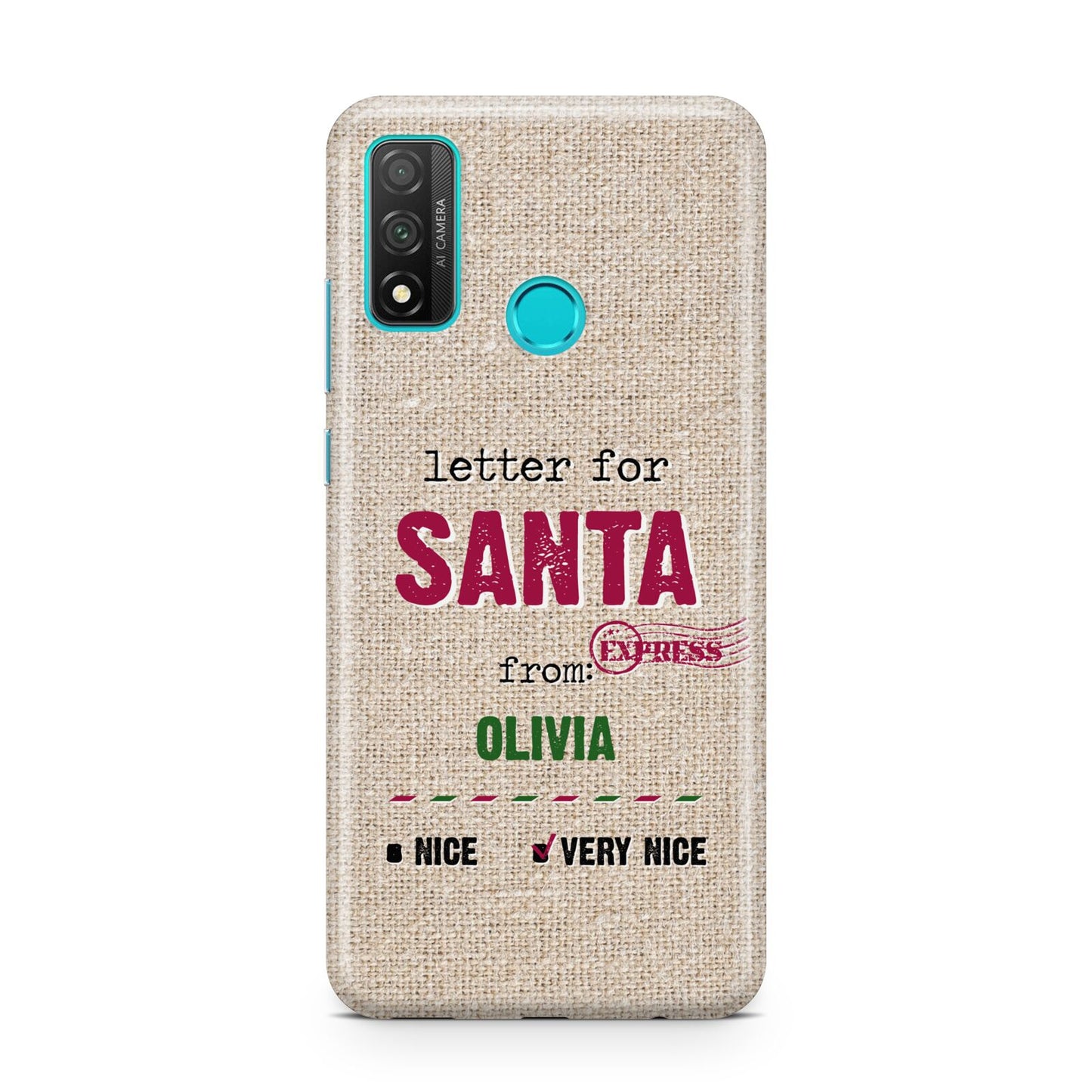 Letters to Santa Personalised Huawei P Smart 2020