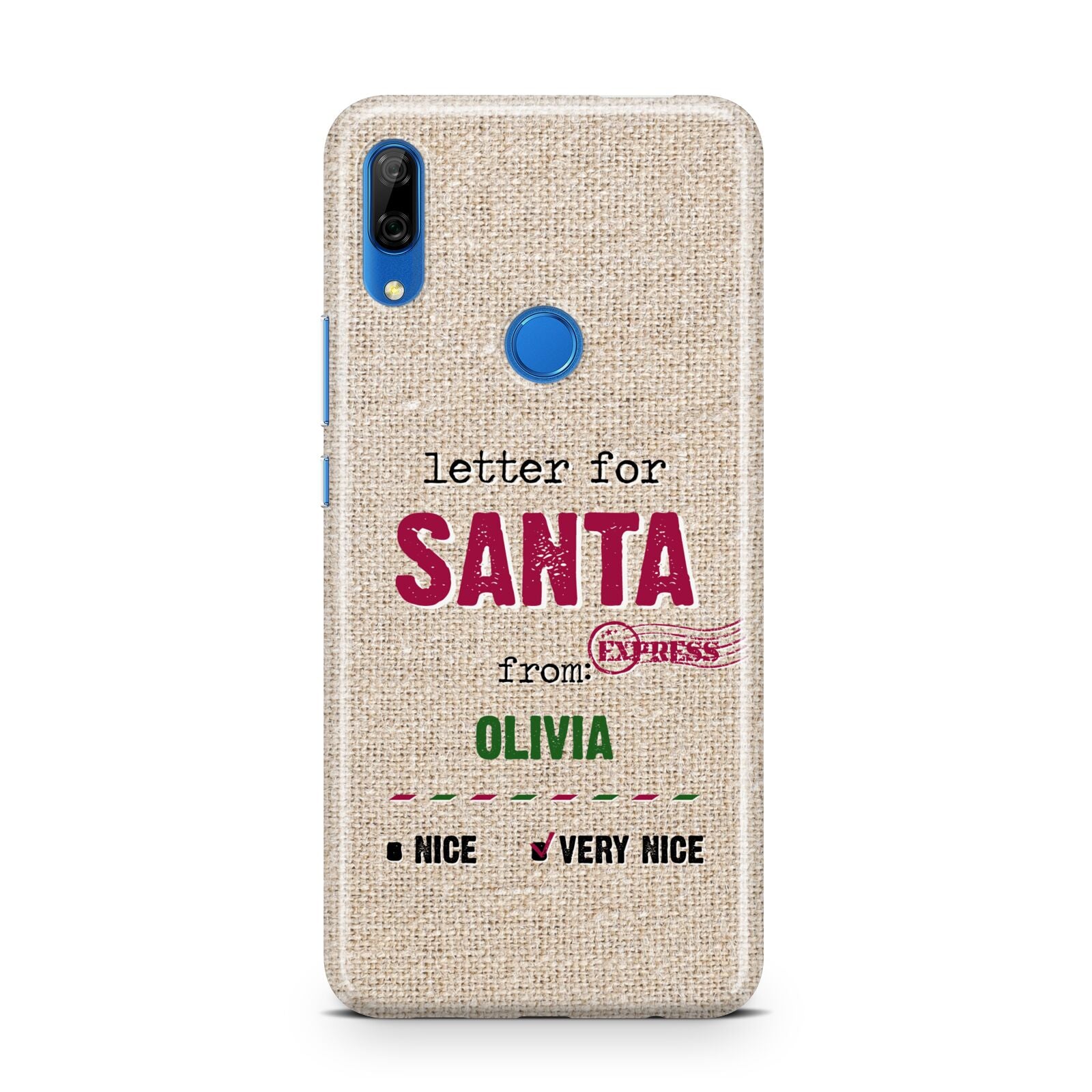 Letters to Santa Personalised Huawei P Smart Z