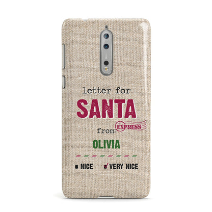 Letters to Santa Personalised Nokia Case