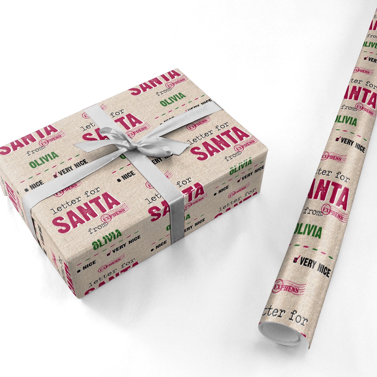 Personalised North Pole Wrapping Paper – Dyefor