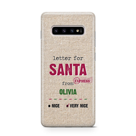 Letters to Santa Personalised Protective Samsung Galaxy Case