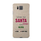 Letters to Santa Personalised Samsung Galaxy Alpha Case