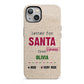 Letters to Santa Personalised iPhone 13 Full Wrap 3D Tough Case