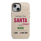 Letters to Santa Personalised iPhone 13 Mini Full Wrap 3D Tough Case