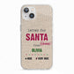 Letters to Santa Personalised iPhone 13 TPU Impact Case with White Edges