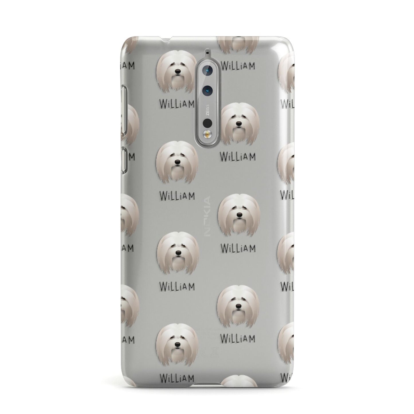 Lhasa Apso Icon with Name Nokia Case