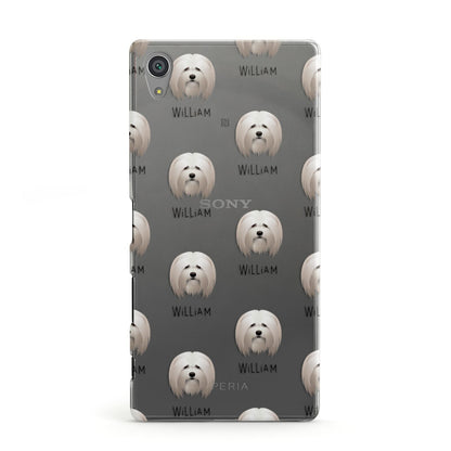 Lhasa Apso Icon with Name Sony Xperia Case