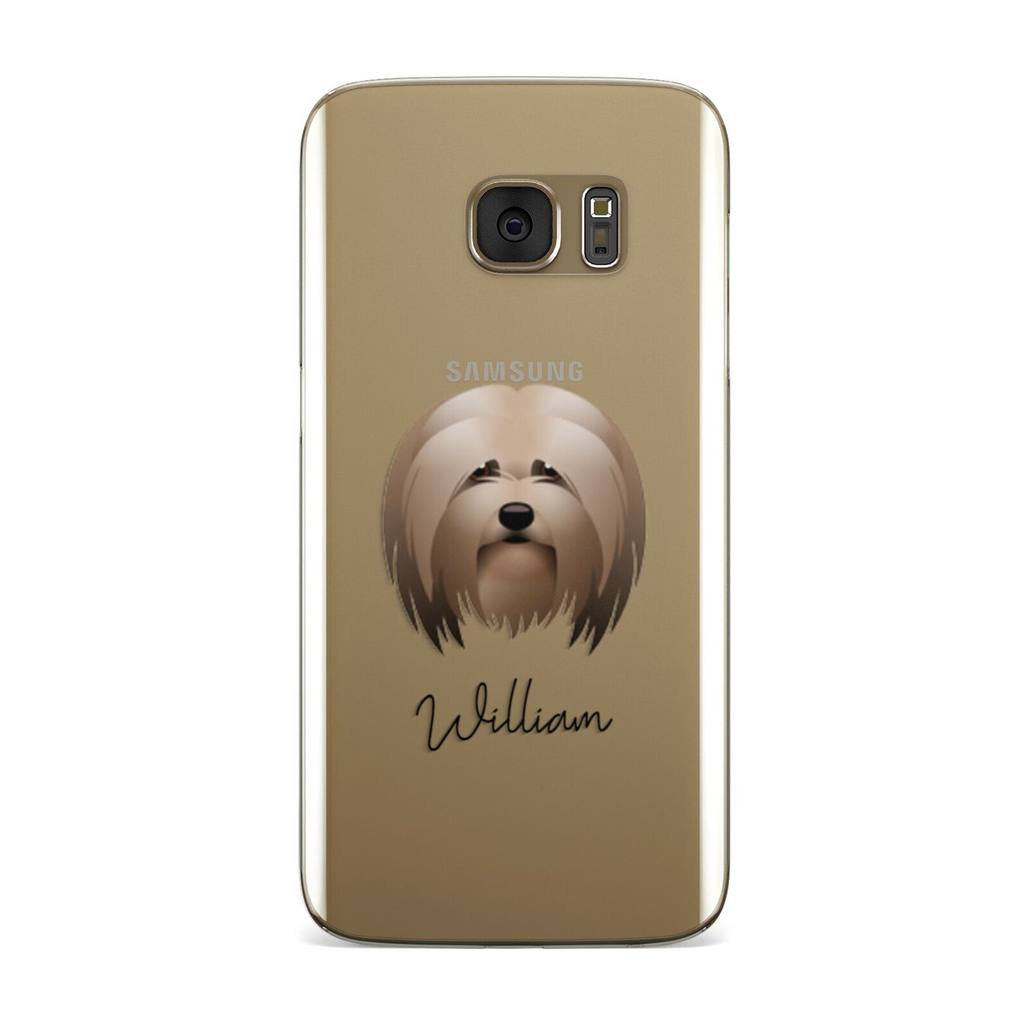 Lhasa Apso Personalised Samsung Galaxy Case