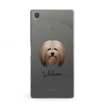 Lhasa Apso Personalised Sony Xperia Case