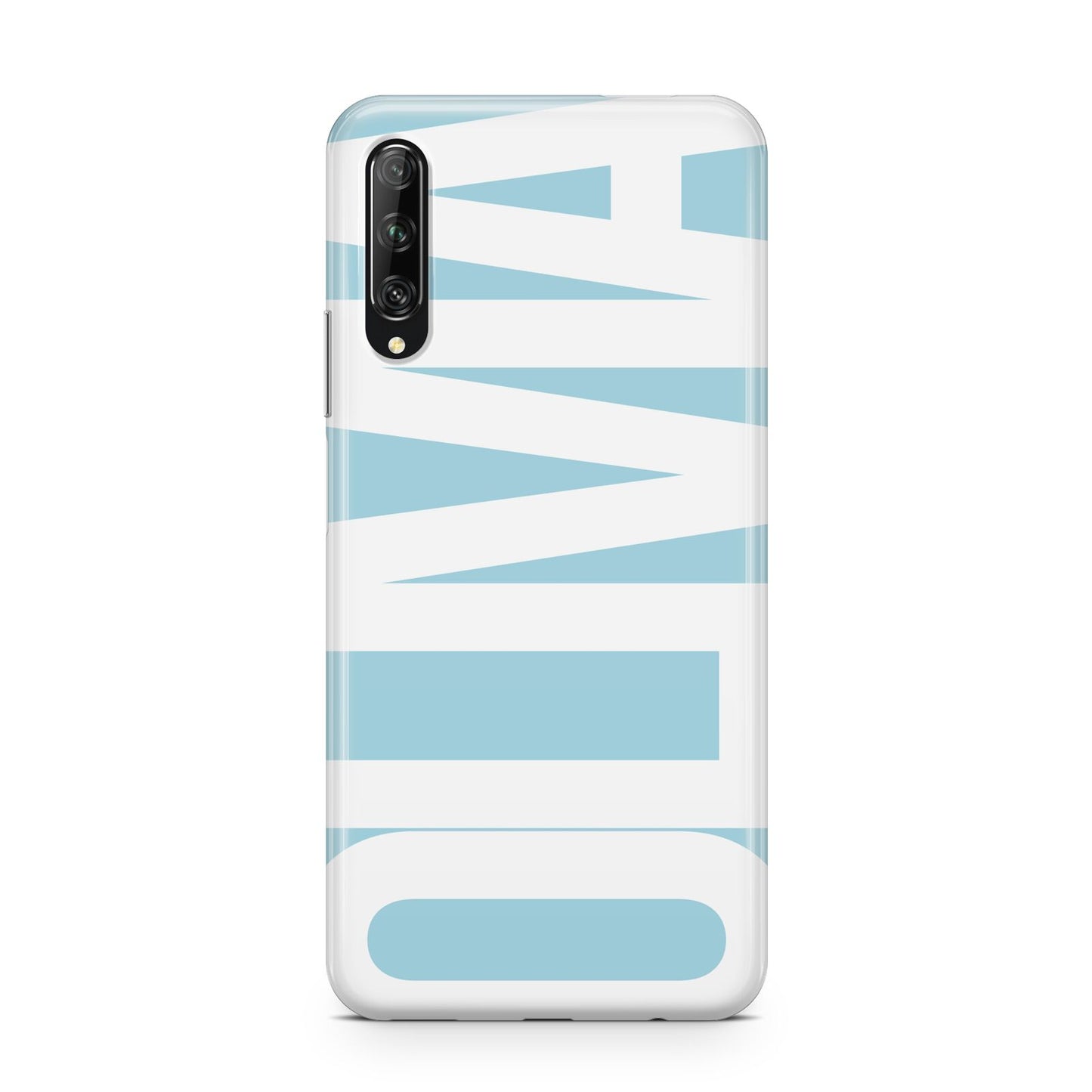 Light Blue with Bold White Name Huawei P Smart Pro 2019