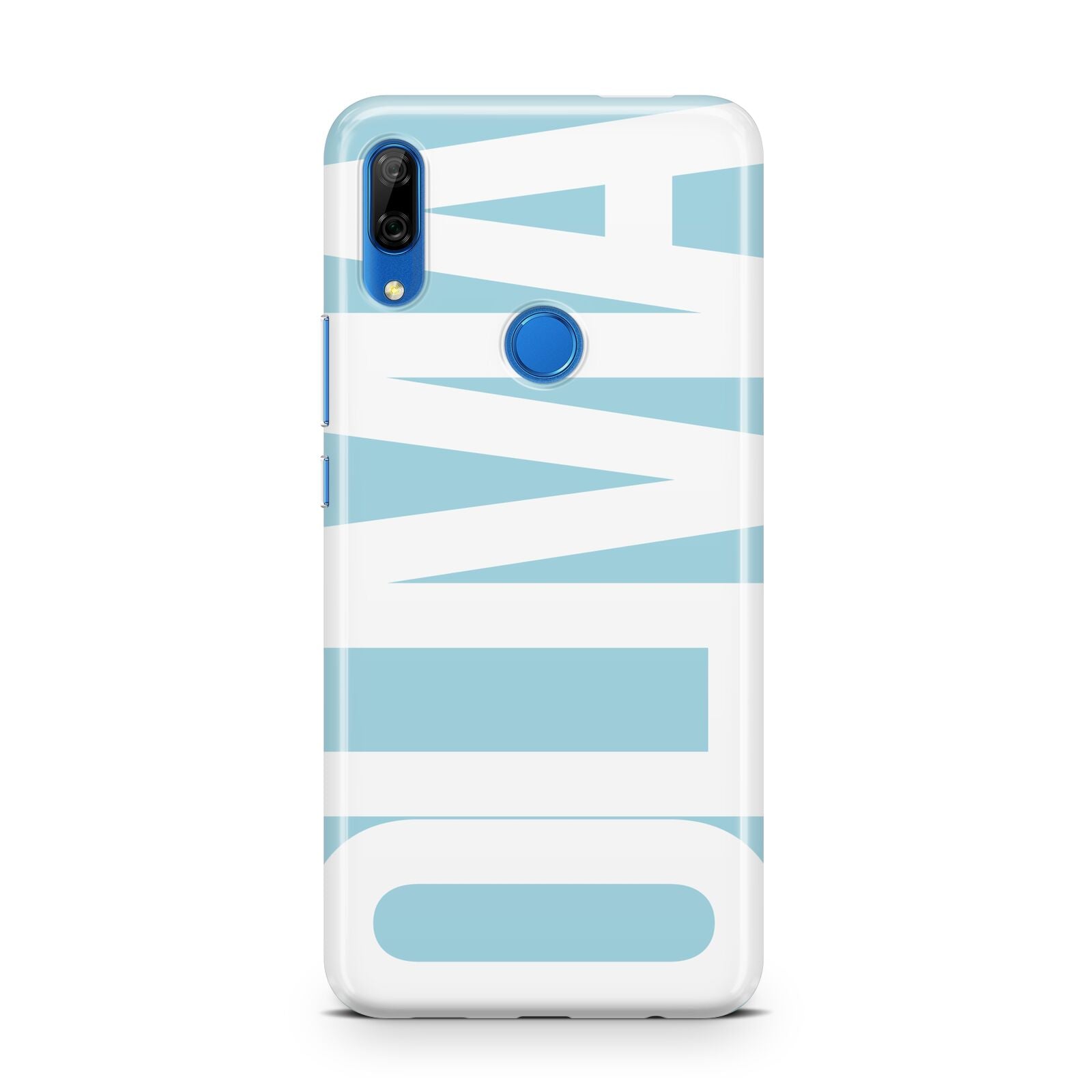 Light Blue with Bold White Name Huawei P Smart Z