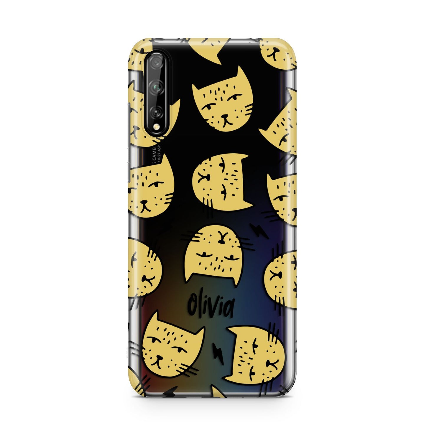 Lightning Cat Face Custom Huawei Enjoy 10s Phone Case