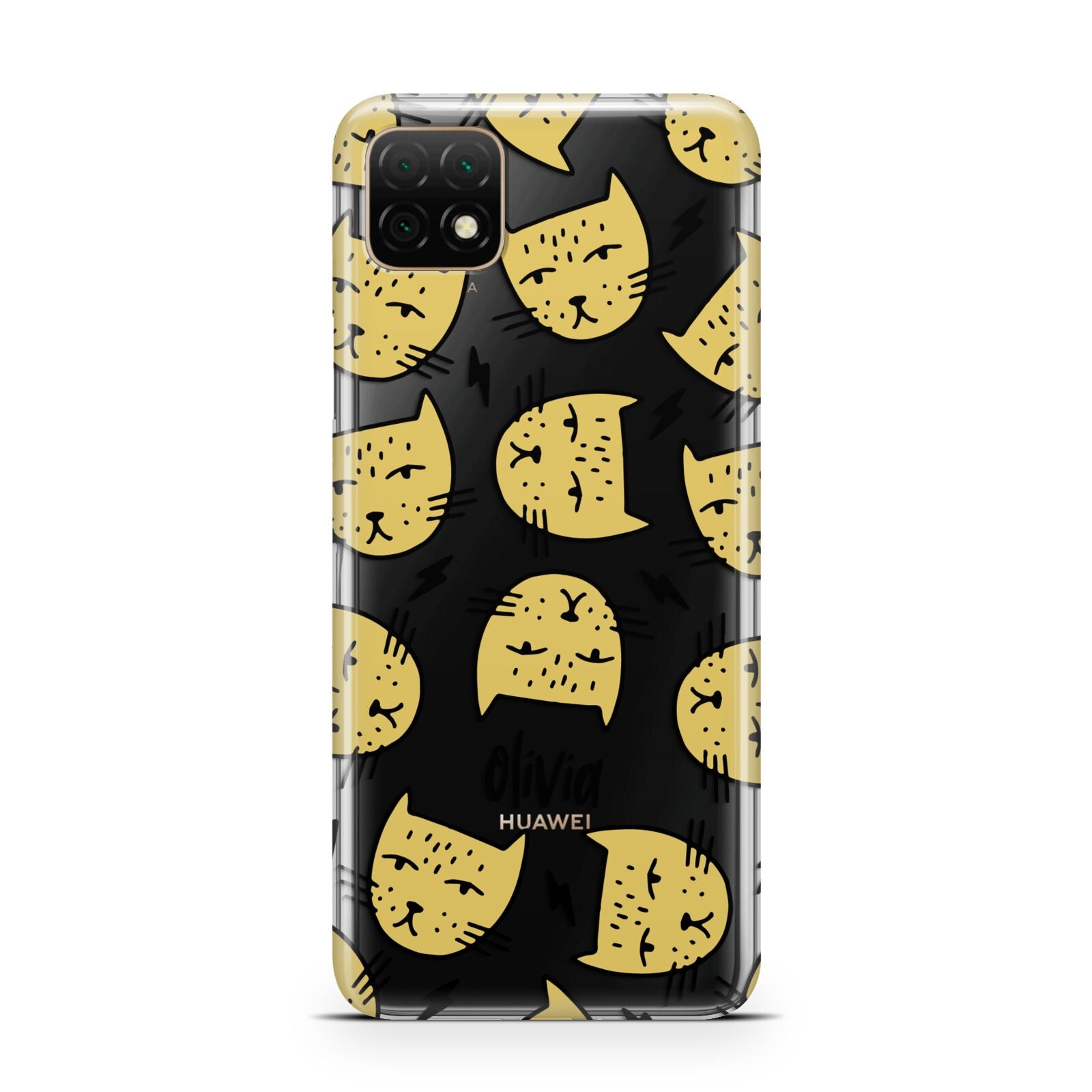 Lightning Cat Face Custom Huawei Enjoy 20 Phone Case