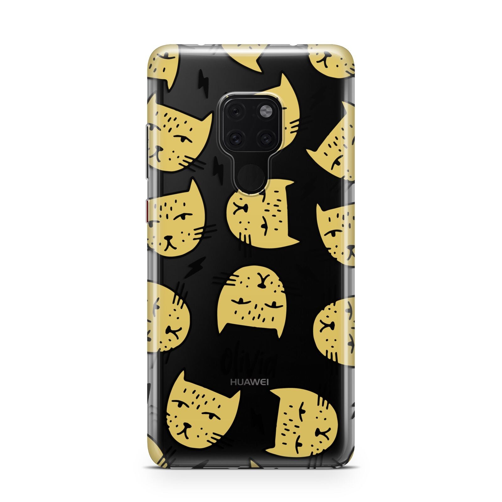 Lightning Cat Face Custom Huawei Mate 20 Phone Case