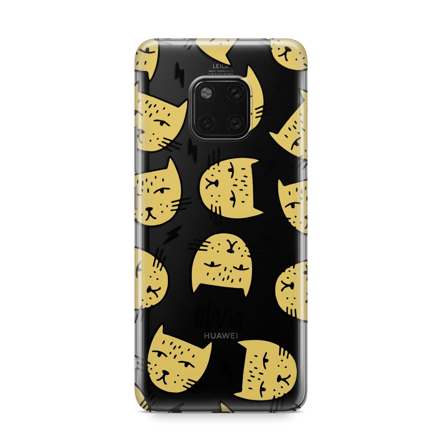 Lightning Cat Face Custom Huawei Mate 20 Pro Phone Case