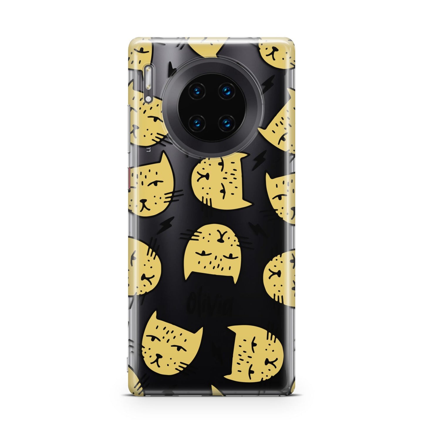 Lightning Cat Face Custom Huawei Mate 30 Pro Phone Case