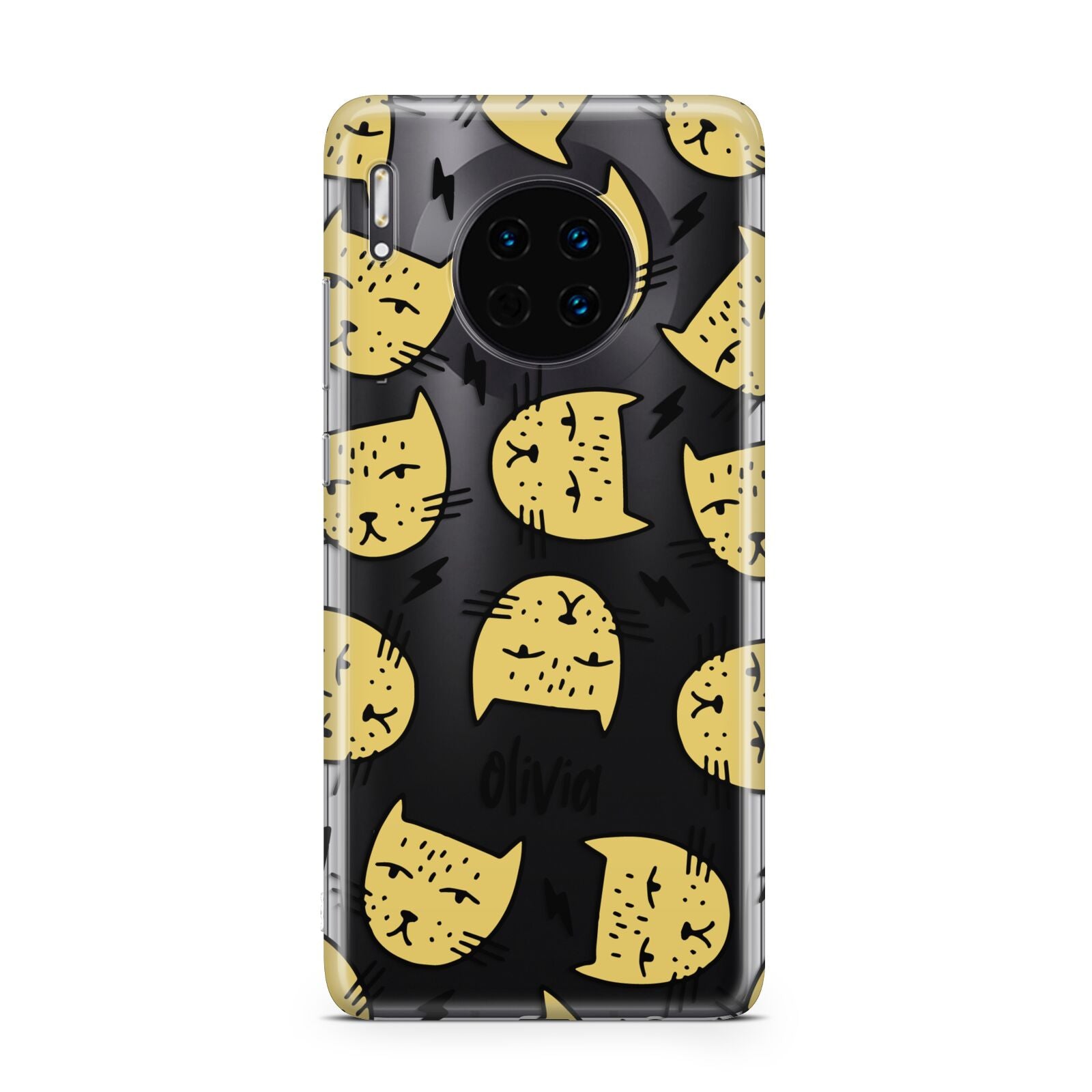 Lightning Cat Face Custom Huawei Mate 30