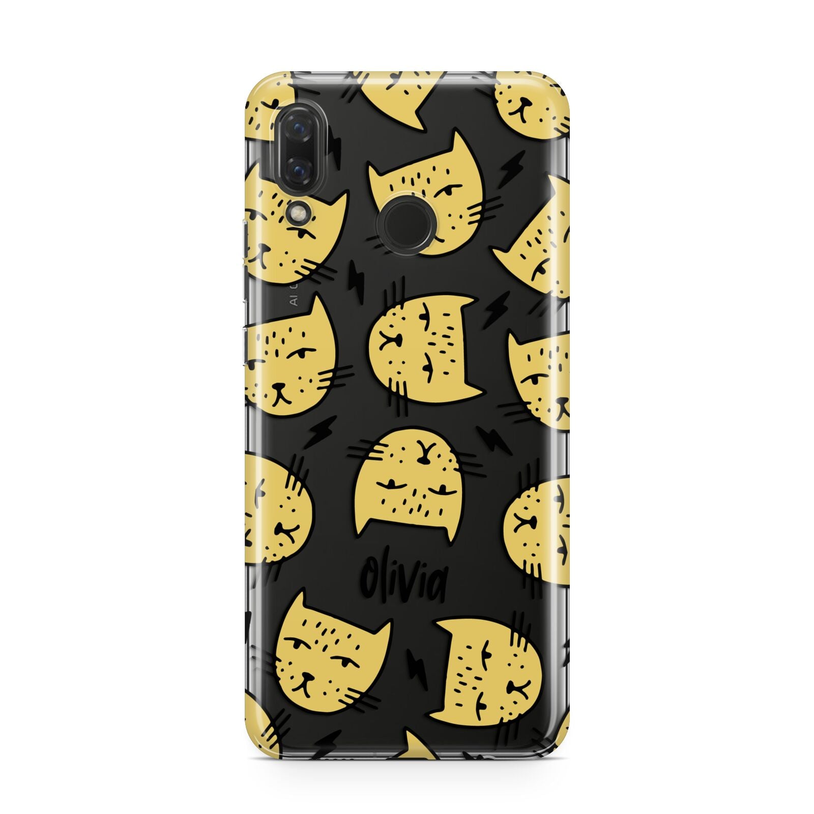 Lightning Cat Face Custom Huawei Nova 3 Phone Case