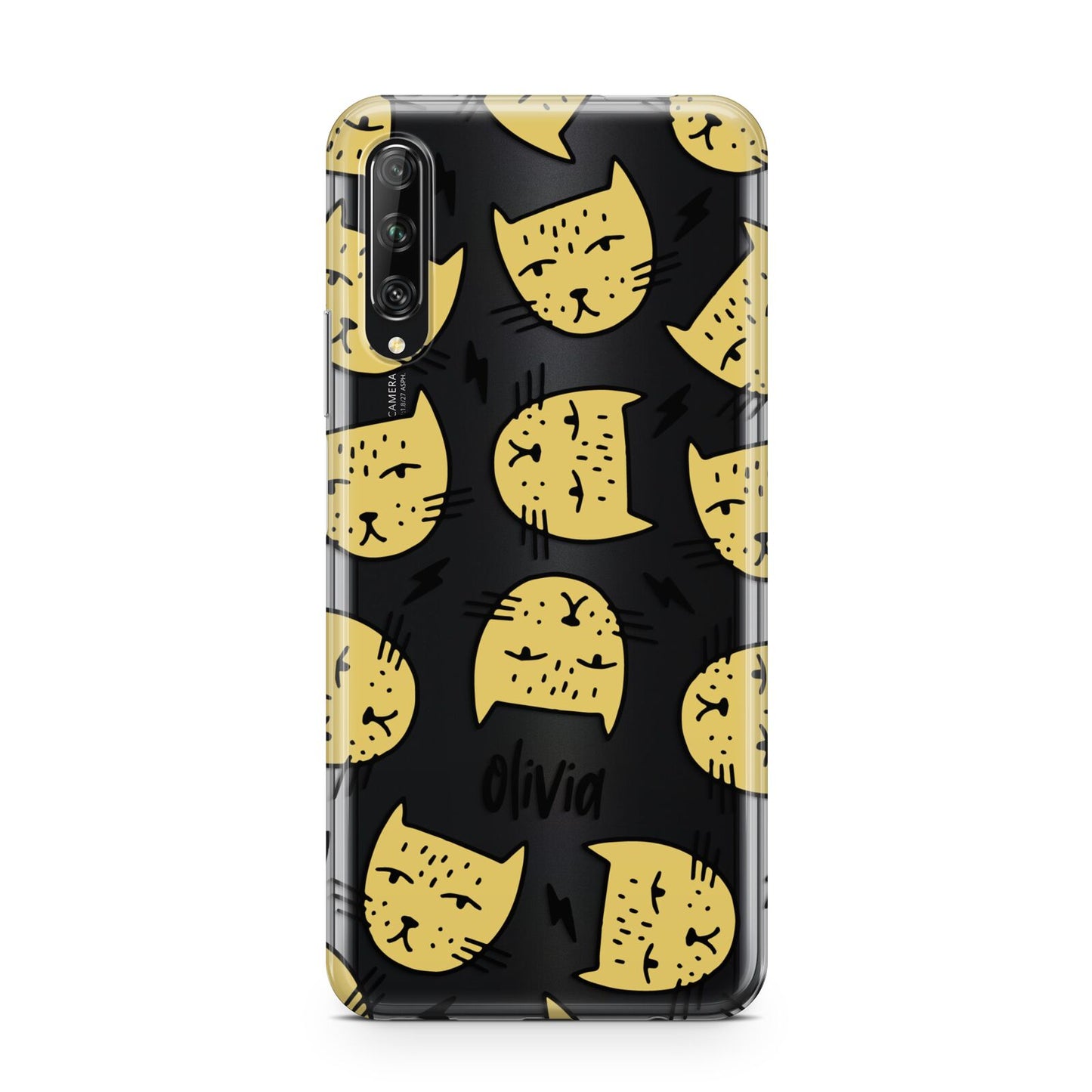 Lightning Cat Face Custom Huawei P Smart Pro 2019