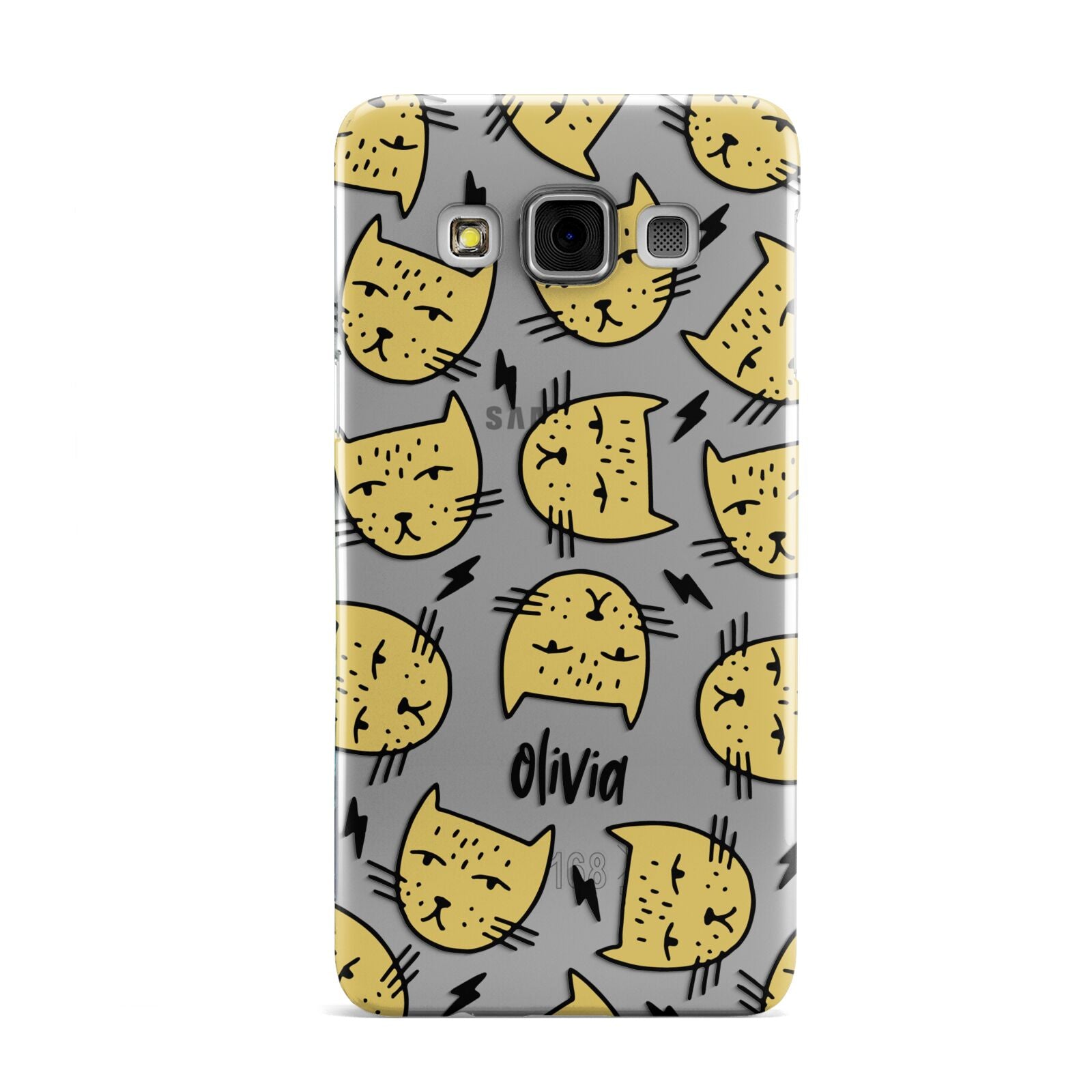 Lightning Cat Face Custom Samsung Galaxy A3 Case